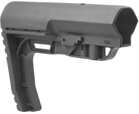 Mission First Tactical Battlelink Minimalist Stock, 6 Postition Collapsible, Mil Spec, Black