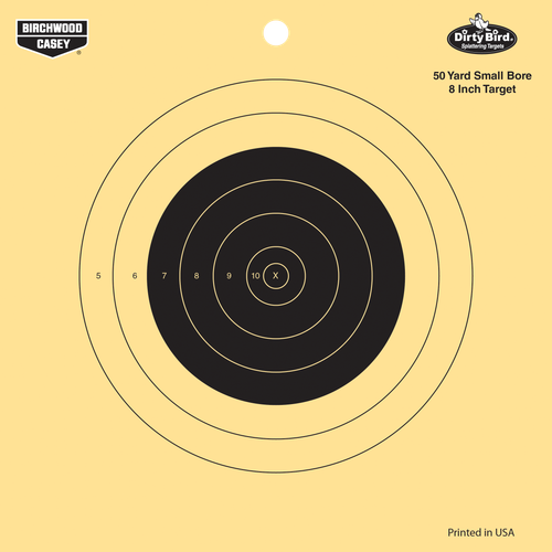 Birchwood Casey Dirty Bird 8" 50 Yard Small Bore, 25 targets (35815)