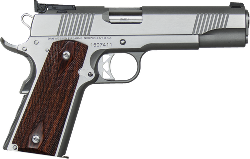 Dan Wesson 1911 Pointman Seven *CA Compliant Pistol 01900, 45 ACP, 5", Overall Brushed Stainless Steel Finish, 8 Rds