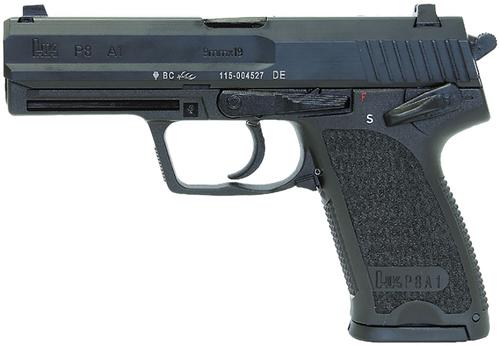 Heckler & Koch P8A1 Pistol 81001072, 9mm Luger, 16.50in, Black Finish, 15 Rds