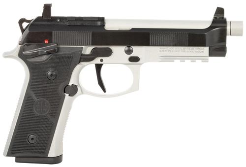 Beretta 92Xi SAO Pistol J92XFMSA15TB, 9mm Luger, 5.10", Black Textured Grips, Satin Finish, Black Bruniton Slide, 15 Rds