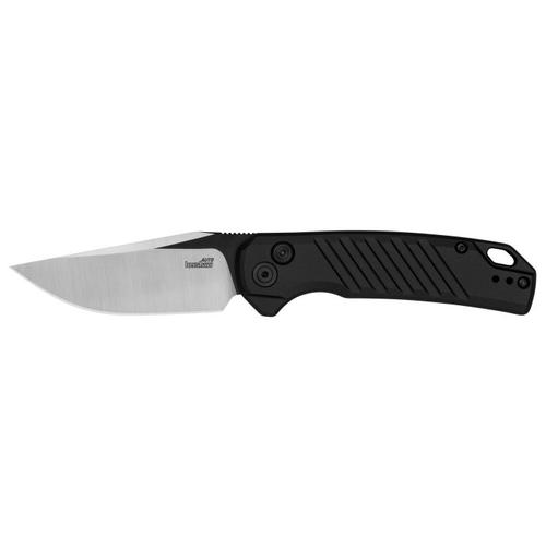 Kershaw Launch 22 Automatic Folding Knife, Plain Satin Blade, Black Handle (7305)