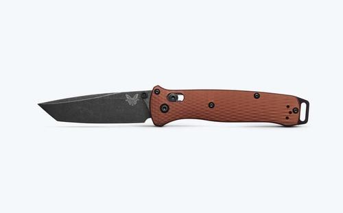 Benchmade Bailout Folding Knife w/Stainless Steel Black Tanto Blade, Burnt Copper Aluminum Handle (537BK-07)