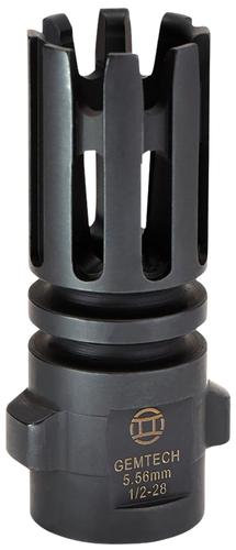Gemtech Flash Hider Suppressor QD, 1/2x28, 5.56 NATO,, Black