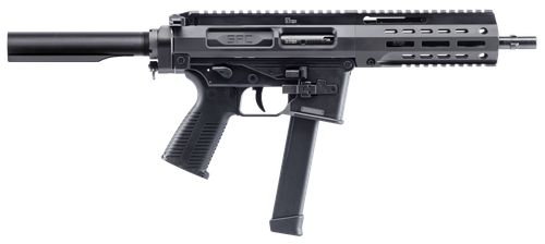 B&T SPC9 Semi-Auto Pistol BT-500003-AB, 9mm, 9 in, Black Grip, Black Finish, 30 Rds