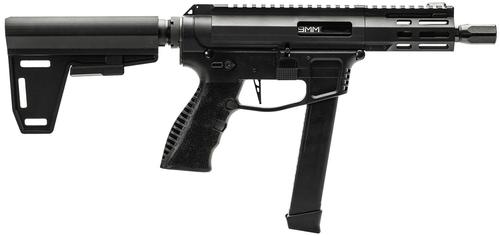 GFORCE Arms Jawbone Semi-Auto Pistol GFHYB5, 9mm, 5", Black QPQ Threaded Barrel, Ambidextrous, 33 Rds