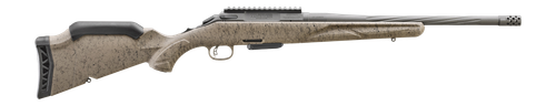 Ruger American II Ranch Left Hand Rifle, 400 Legend, 16.10", FDE Splatter Gen II American Stock, Gun Metal Gray Cerakote, 5 Rds