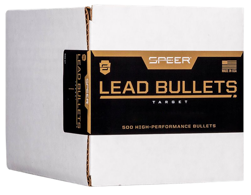 Speer 9MM 125 Grain Lead Round Nose Bullet 500/Box (4602), Not Loaded