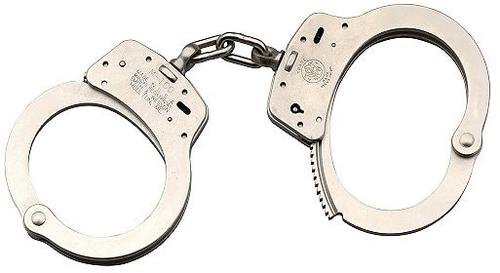 Smith & Wesson Nickel Adjustable Handcuffs 350103