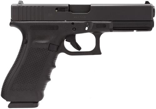 Glock Gen 4 Compact Pistol UG2259203, 40 S&W, 4.48", Black Interchangeable Backstrap Grips, Black Finish, 15 Rds