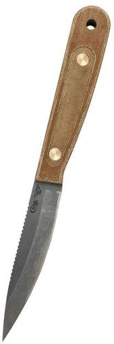 Case Roland Welker Caper Smooth Fixed Knife w/Micarta Handle (50629)