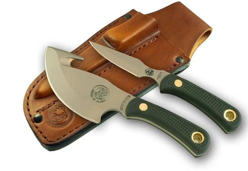 Knives Of Alaska Light Hunter Combo Fixed Knife Set w/Rubber Handle 012FG