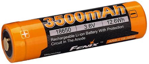 Fenix Rechargeable 18650 Battery, 3500mAh (ARBL183500)