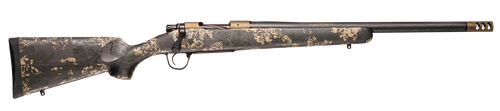 Christensen Ridgeline Rifle, 25 Creedmoor, 22", Synthetic Carbon W/green and Tan Accents Stock, 4 Rds