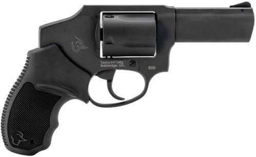 Taurus 850 Revolver 2850131, 38 Special, 3", Black Rubber Grip, Matte Black Finish, 5rd