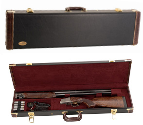 Browning Chesapeake Gun Case, Black/Brown Vinyl, 34 Inch, Over & Under (1427049408)