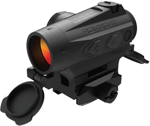 Sig ROMEO4T Red Dot Sight SOR43101, 1x20mm Low Profile, 2MOA Dot Ballistic Circle Plex, 0.5 MOA Adjustment, Black