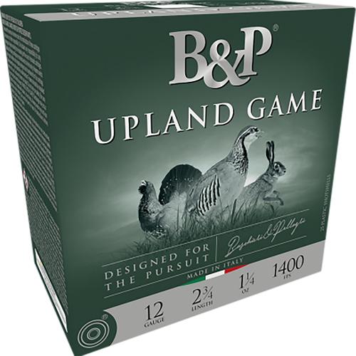 Baschieri & Pellagri Upland Game Shotshells 20B78UP7, 20 Gauge, 2-3/4", 7/8 oz, 1225 fps, #7.5 Lead Shot, 25 Rds/box
