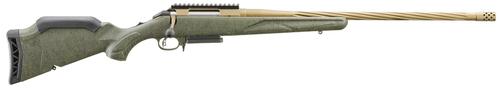 Ruger American Predator Gen II, Bolt Action Rifle, 300 Win. 22" Bronze Cerakote Threaded Barrel, Adjustable Green Splatter Stock, 3 Rds, 46945