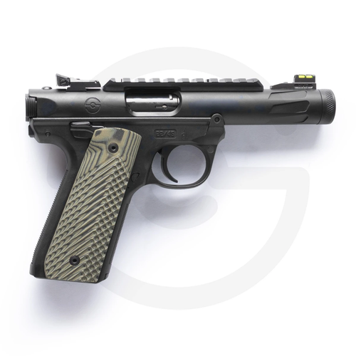 Ruger Mark IV 22/45 Lite Rimfire Pistol 43963, 22 LR, 4.4" Threaded, Black Cerakote Finish, G10 Grips, 10 Rd