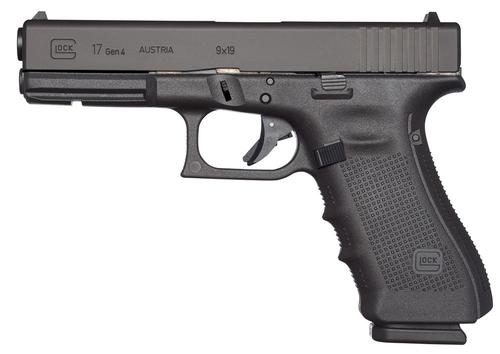 Glock G19 Pistol UI1950203, 9mm, 4.01", Black Polymer Grip/Frame, Black Finish, 15 Rds
