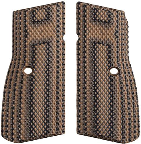 FN Herstal High Power G10 Grips (20-100624), Hyena Brown