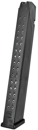 Glock G17 9MM 33 Round Black Magazine (65971)