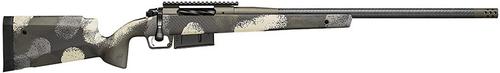 Springfield 2020 Waypoint Rifle BAW924300WMCFG, 300 Win Mag, 24" Carbon Fiber, Evergreen Camo Stock, Green Cerakote Finish, 5 Rds