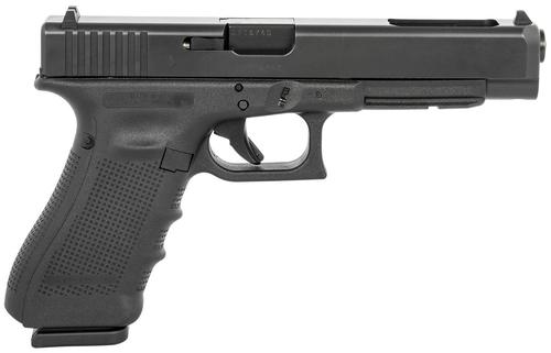 Glock G34 Gen4 Competition Pistol G34417US, 9mm Luger, 5.31", Picatinny Rail, Polymer Grip, Black Finish, 17 Rds