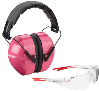 Champion Eyes/Ears Protection Pink Passive/Ballistic 26 dB (40624)
