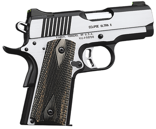 Kimber 3200042 Eclipse Ultra II Pistol - .45 ACP, 3 in Barrel, Brush Polished Frame/Slide, 7 Rd
