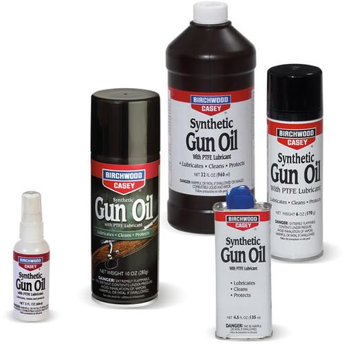 Birchwood Casey 44128 Synthetic Gun Oil With PTFE Lubricant 4.5 oz