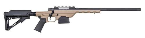 Mossberg MVP LC (Light Chassis) Rifle 28018, 6.5 Creedmoor, 20" Medium Bull/Fluted Barrel, Tan Magpul Access Stock, 10 Rds