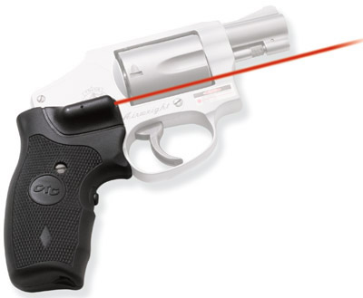 Crimson Trace LG-305 Rubber Overmold Lasergrip For S&W J-Frame Round Butt