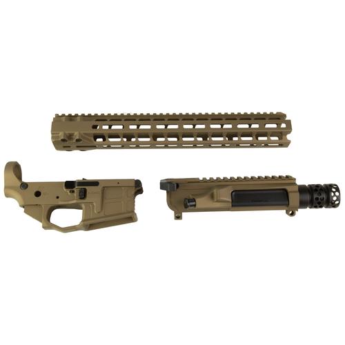 Radian Weapons Mod 1 Receiver Set + 14" Handguard W/ Raptor-SD Charging Handle, Radian Brown