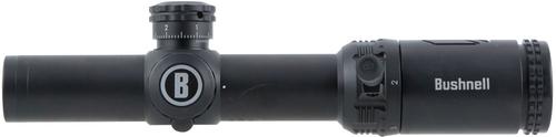 Bushnell AR Rifle Scope AR71424I, 1-4x, 24mm, 30mm Tube Dia, Black, Illuminated Ballistic Tactical Reticle
