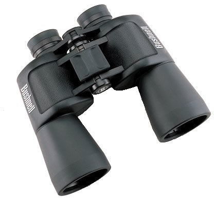 Bushnell Powerview Binoculars 131056, 10x, 50mm, BaK 7 Porro Prism, Matte Black