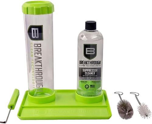 Breakthrough Suppressor Cleaner Kit, 16 oz Bottle, Tools, Tray (BT-SCK)