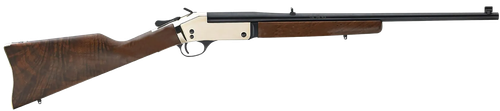 Henry Singleshot Brass Break Open Rifle, 44 Remington Mag, 22", Silver Stock, Silver Finish, 1 Rds