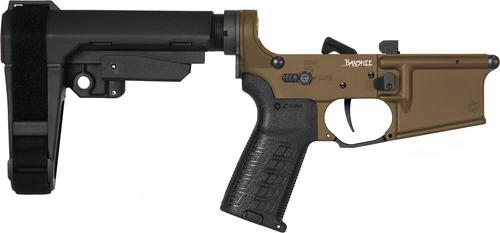 CMMG Banshee MK4 Complete Lower Receiver with Rip Brace, Midnight Bronze Finish