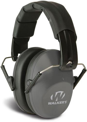 Walker's Pro Low Profile Passive Earmuff, Gray (GWPFPM1GY)