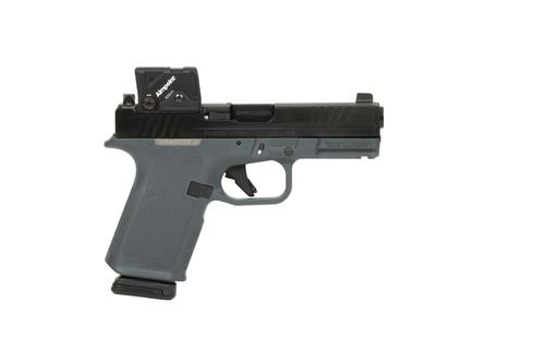 Ruger RXM Pistol 19461, 9mm, 4", Magpul EHG Gray Frame, Nitride Slide, w/Aimpoint COA Red Dot, 15 Rd