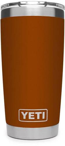 Yeti Rambler Tumbler 20oz Stainless Steel Cup, DuraCote Clay (YRAM20CL)