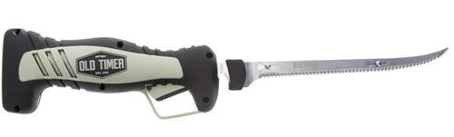 Old Timer Lithium Ion Electric Fillet Knife, 8" Blade, Serrated, 7.2 V Lithium Ion Battery, 1140756