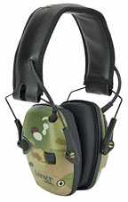 Howard Leight Electronic Impact Sport Earmuffs w/Multicam Green Finish 22 dB (R02526)