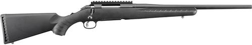 Ruger American Compact Rifle 6909, 7mm-08 Remington, 18 in, Composite, Solid Ambidextrous Stock, Black Matte Finish