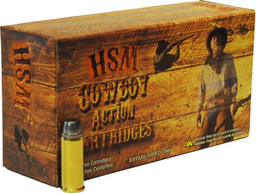 HSM Cowboy Action Rifle Ammunition 38-55-1-N, 38-55 Winchester, Lead RNFP, 240 GR, 1500 fps, 20 Rds/bx