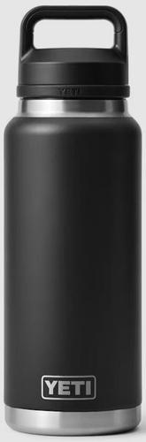 Yeti Rambler Bottle 36oz Bottle W/ Chug Cap, Black (21071503826)