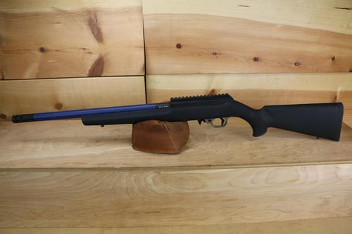 Volquartsen Custom Superlite Rimfire Rifle VCR-0295, 22 WMR, 17", Black Hogue Stock, Blue Carbon Barrel, 9+1