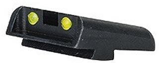 Truglo Tritium Fiber Optic Sight For Glock 20/21/29/30/31/32/37, Yellow Rear/Green Front, TG131GT2Y